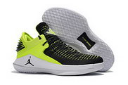 Wholesale Cheap Air Jordan 32 XXXI Low Shoes Green/Black-White